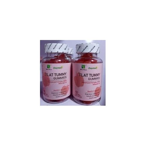 Flat Tummy Gummies advanced formula with vitamin B-60 counts